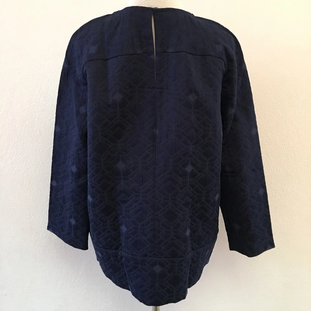 J.Crew Long Sleeve Top Size 6 Blue